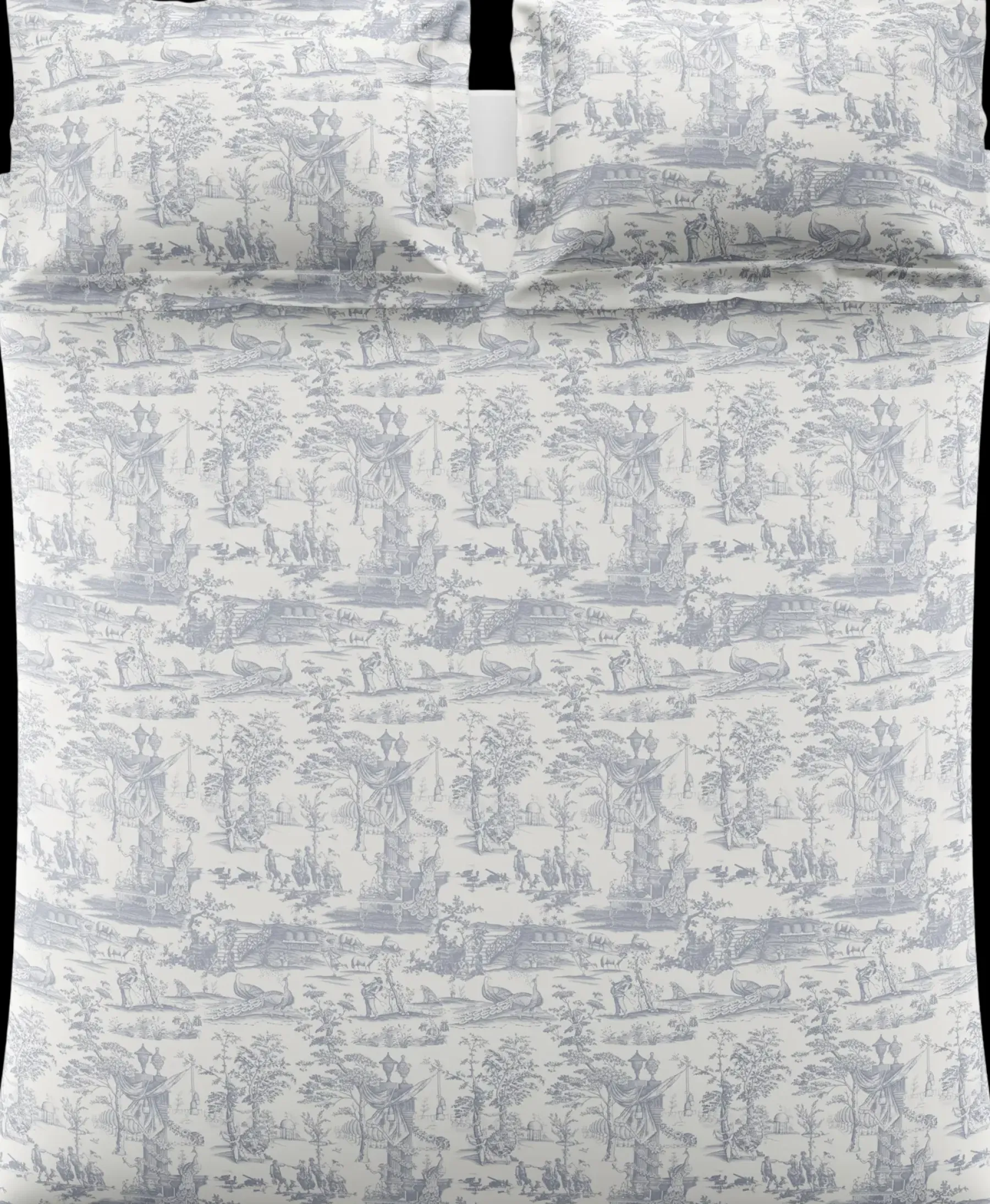 Online Braysmith Toile satiinipussilakanasetti 150x210+50x60cm harmaa Pussilakanat