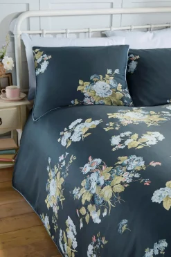 Laura Ashley Pussilakanat<Rosemore pussilakanasetti 150x210+50x60cm midnight