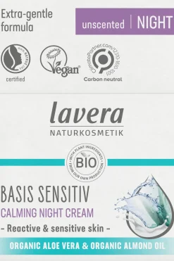 lavera Ihohaasteet|Ihonhoito<Basis Sensitiv Calming Night Cream 50ml