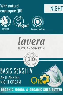 lavera Ihohaasteet|Ihonhoito<Basis Sensitiv Q10 Night Cream 50ml