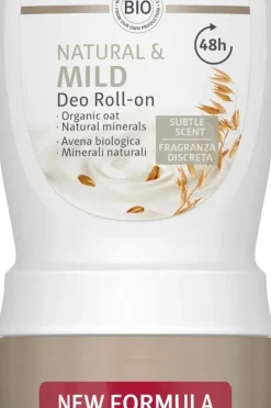 Hot Deo Roll-On Natural & Mild 50ml Ihonhoito|Vartalonhoito