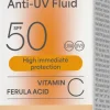 Hot Glow By Nature Anti-UV Fluid SPF50 Ihotyypit|Ihonhoito