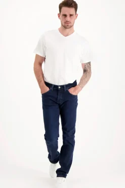 Hot LC 10 8055 Straight fit Tumman sininen Miesten farkut Farkut