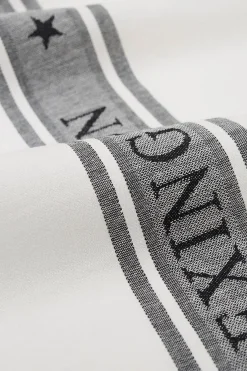 Lexington Company Keittiötekstiilit<Lexington Icons Star jacquard keittiöpyyhe 50x70cm valkoinen/musta