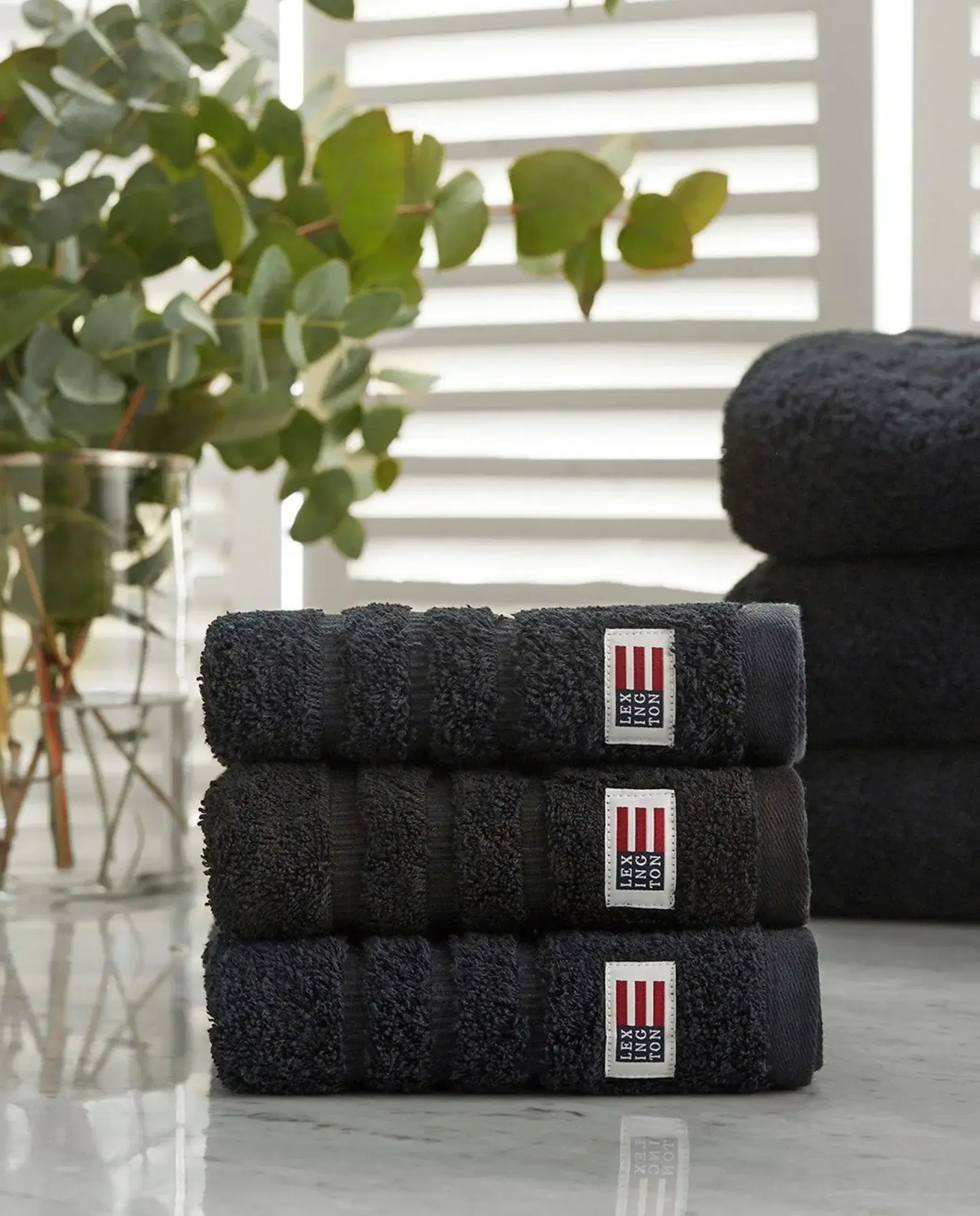 Lexington Company Pyyhkeet<Lexington Original käsipyyhe 30x50cm black