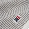 New Lexington Original kylpypyyhe70x130cm white gray stripe Pyyhkeet