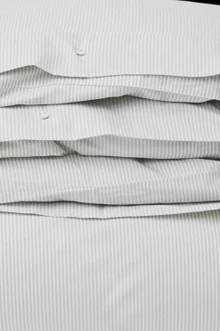 Hot Lexington Pin Point pussilakana 150x210cm beige/valkoinen Pussilakanat