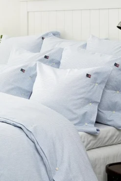 Lexington Company Tyynyliinat<Lexington Pin Point tyynyliina sininen/valkoinen 65x65cm