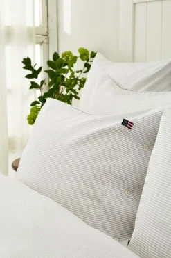 Lexington Company Tyynyliinat<Lexington Pin Point tyynyliina 50x60cm harmaa/valkoinen