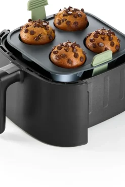 Lékué Keittiötyövälineet<Air Fryer muffinssimuotti 4 kuppia