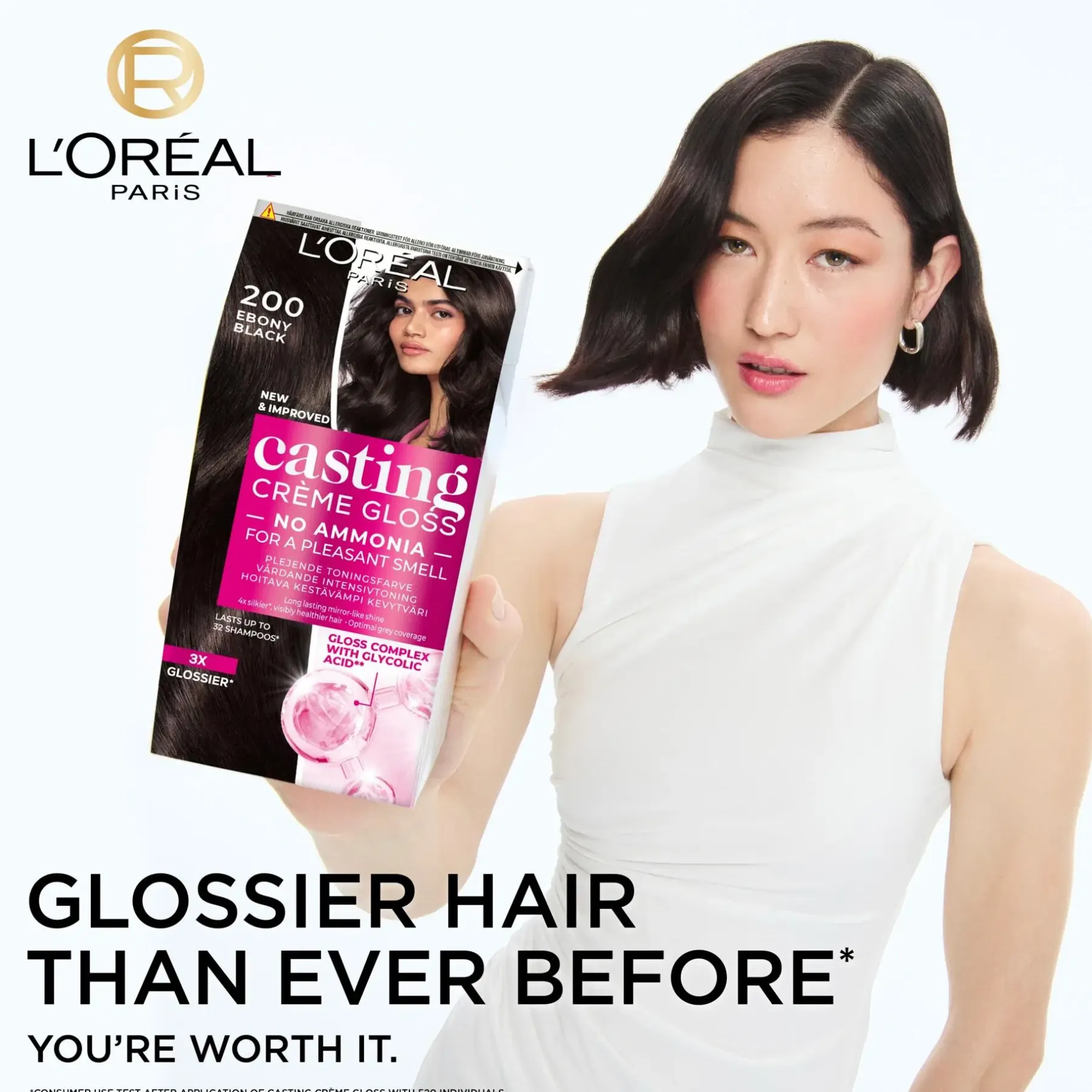 L'Oréal Paris Hiusvärit<Casting Crème Gloss 415 Iced Brown Syvä Kastanjanruskea kevytväri 1kpl