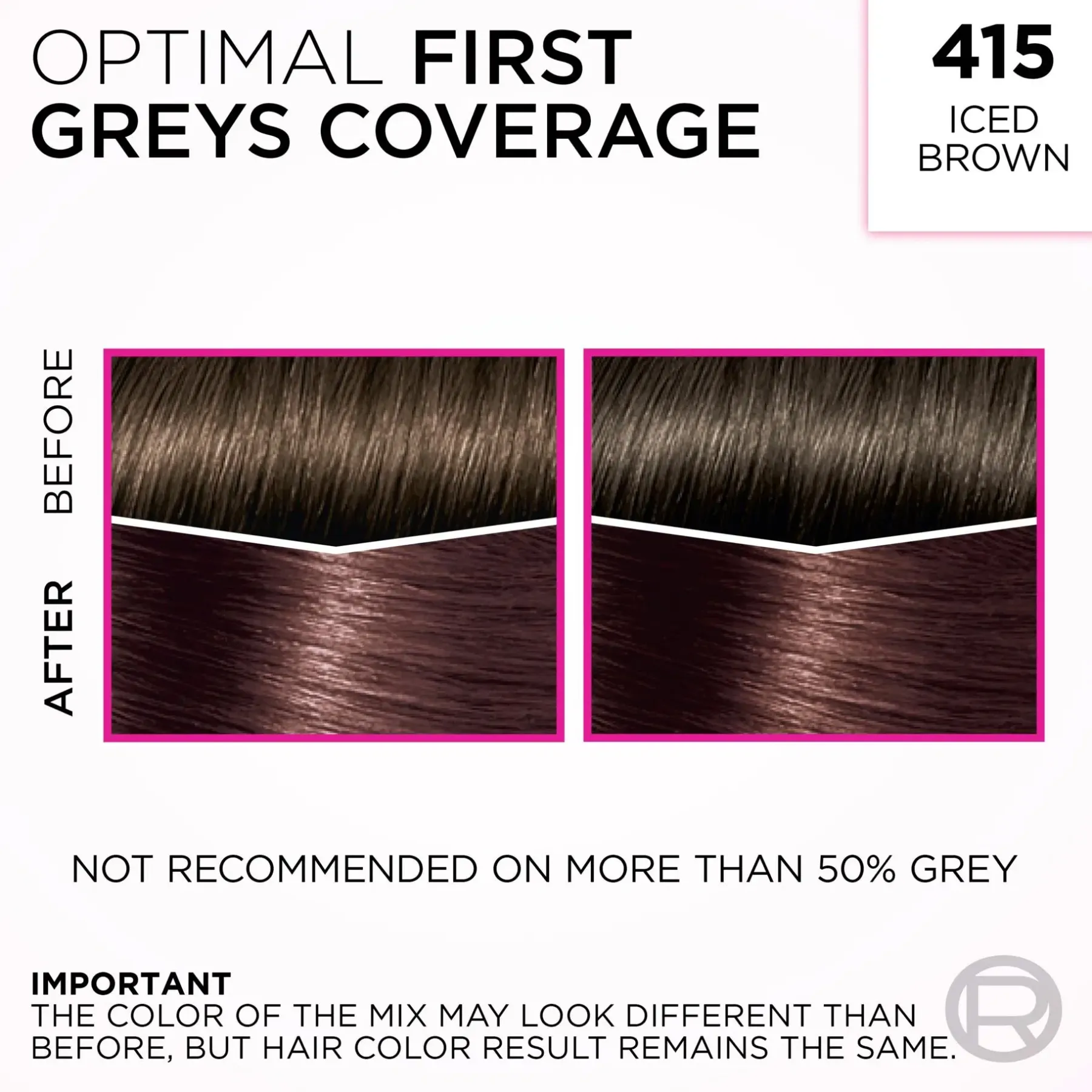 L'Oréal Paris Hiusvärit<Casting Crème Gloss 415 Iced Brown Syvä Kastanjanruskea kevytväri 1kpl