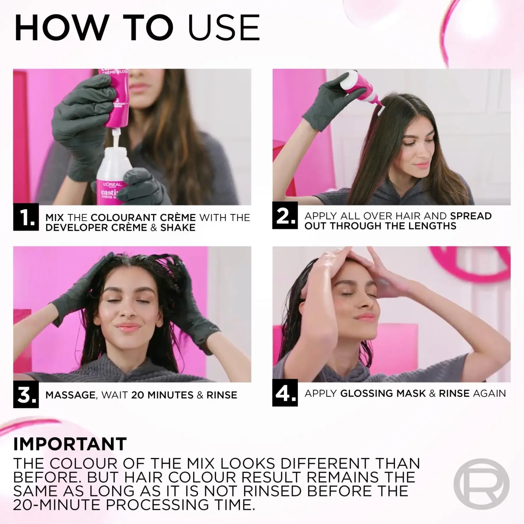 L'Oréal Paris Hiusvärit<Casting Crème Gloss 415 Iced Brown Syvä Kastanjanruskea kevytväri 1kpl