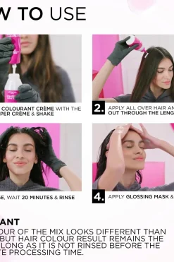 L'Oréal Paris Hiusvärit<Casting Crème Gloss 734 Amber Honey semi-permanent hiusväri normaaleille hiuksille 1 pce