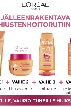 L'Oréal Paris Hiustenhoito<Elvital Dream Length No Haircut hoitovoide pitkille, vaurioituneille hiuksille 200ml