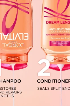 L'Oréal Paris Hiustenhoito<Elvital Dream Length HairDetangler hoitoaine pitkille, vaurioituneille hiuksille 200ml