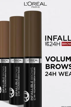 Sale Infaillible Brows 24H Volumizing Mascara 1.0 Ebony kulmamaskara 5ml Silmämeikit