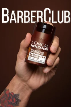 L'Oréal Paris Ihonhoito<Men Expert BarberClub Short Beard & Face Moisturiser päivävoide 50ml