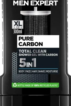 Outlet Men Expert Pure Carbon 5in1 suihkugeeli 300ml Ihonhoito