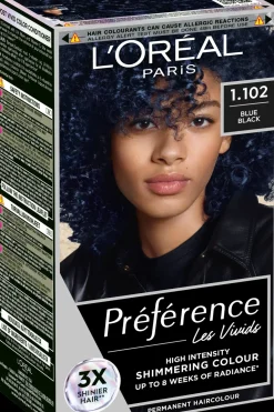 Préférence Vivid Colours Blue Black intensiivinen kestoväri 1kpl Hiusvärit