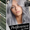 L'Oréal Paris Hiusvärit<Préférence Vivid Colours Silver Grey intensiivinen kestoväri 1kpl