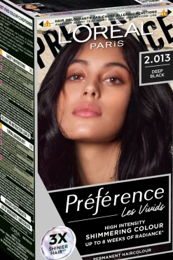 Sale Préférence Vivid Colours Deep Black intensiivinen kestoväri 1kpl Hiusvärit