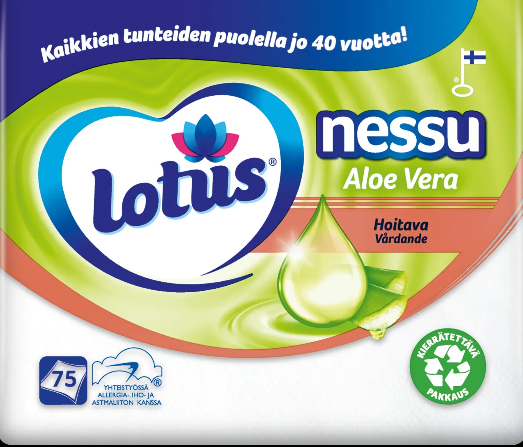 Lotus Nenäliinat<Nessu Aloe Vera nenäliina