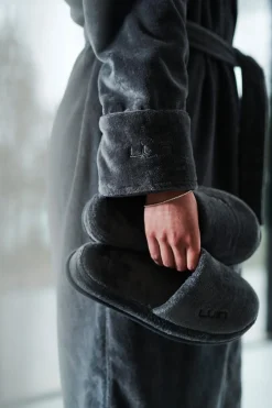 Luin Living Tossut Ja Tohvelit<Haven kylpytossut L/XL dark grey