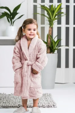 Best lasten kylpytakki 130cm dusty rose Lasten Kylpytakit Ja Pyyhkeet