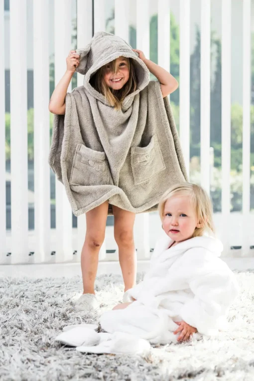 Luin Living Lasten Kylpytakit Ja Pyyhkeet|Pyyhkeet<Lasten Ponchopyyhe 1-5v. Sand