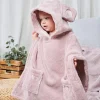 Luin Living Lasten Kylpytakit Ja Pyyhkeet<lasten ponchopyyhe 1-5 v. Dusty Rose