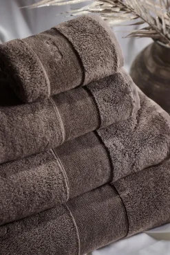 Organic Elegance käsipyyhe 50x80cm mocha mist Pyyhkeet