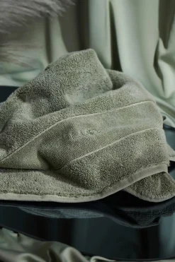 Luin Living Pyyhkeet<Organic Elegance käsipyyhe 50x80cm ash green