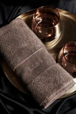 Luin Living Pyyhkeet<Organic Elegance kasvopyyhe 30x50cm mocha mist