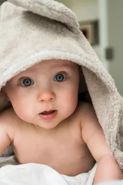 Luin Living Lasten Kylpytakit Ja Pyyhkeet<vauva/viittapyyhe 0-5 v. Sand