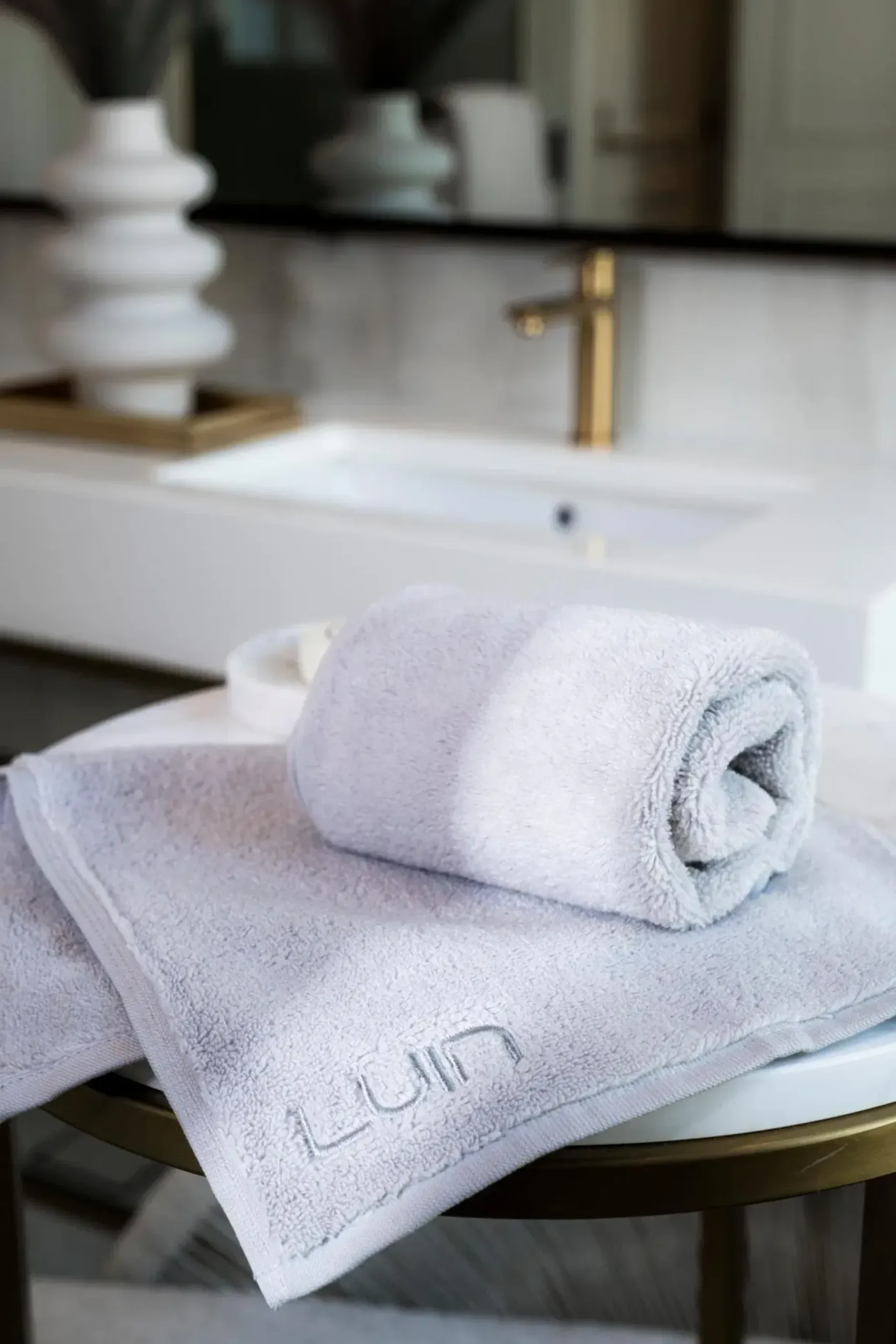 Luin Living Pyyhkeet<Your Home Your Spa käsipyyhe 50x80 cm pearl grey