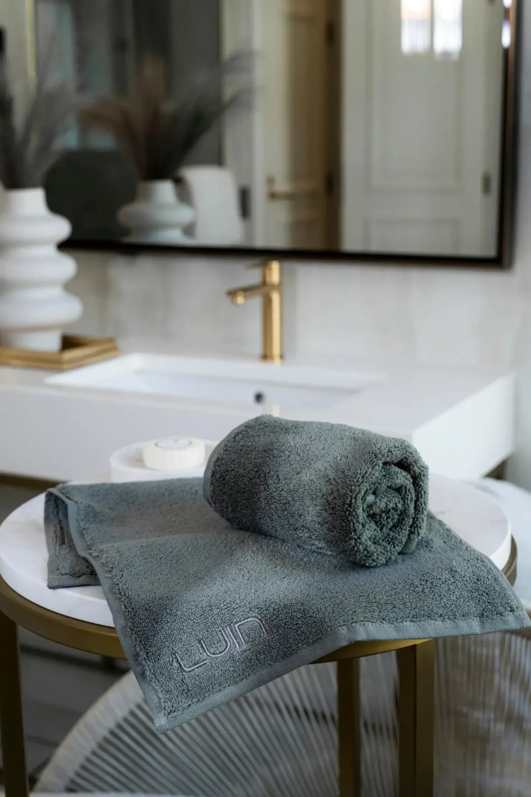 Clearance Your Home Your Spa kasvopyyhe 30x50 cm granite Pyyhkeet