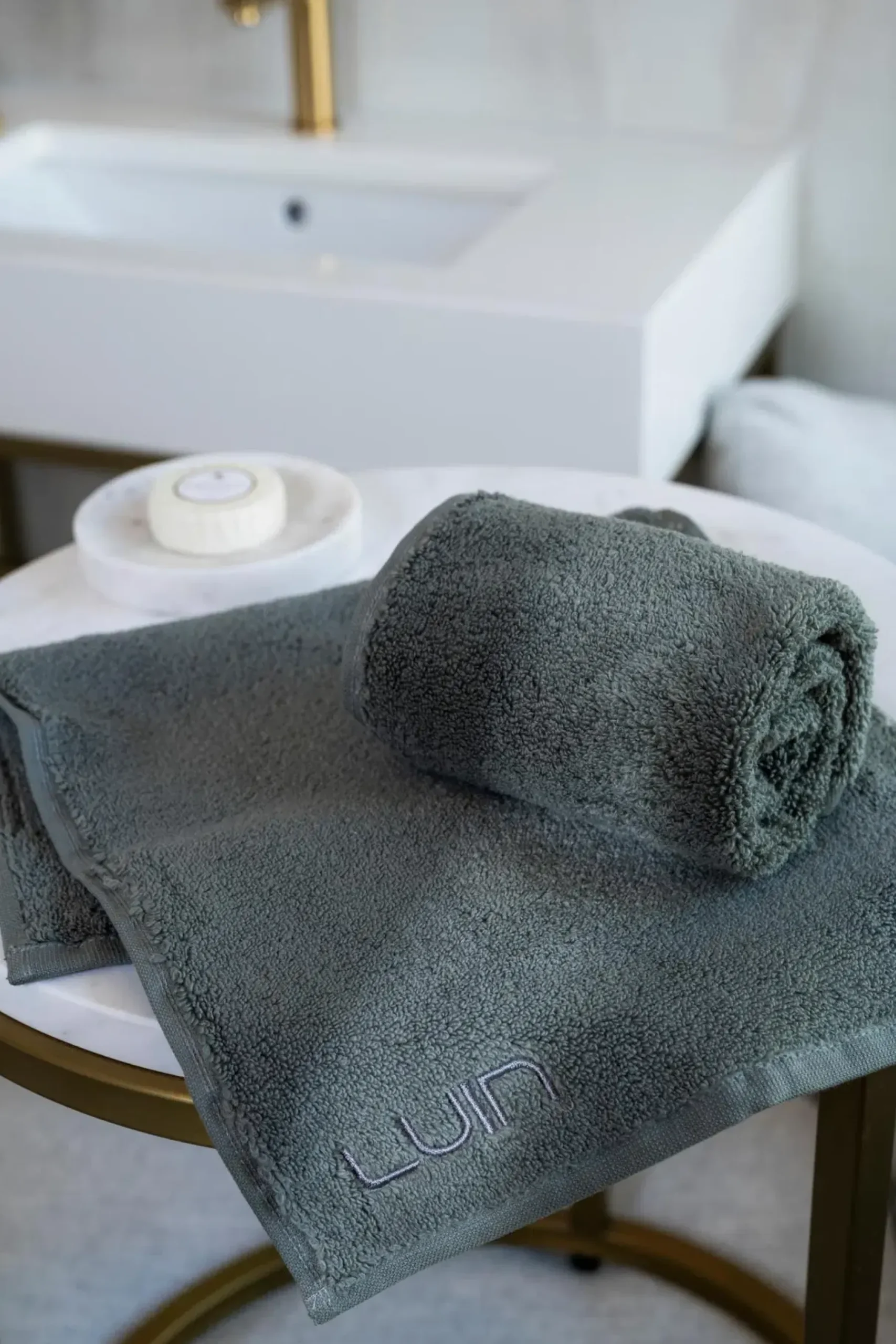 Clearance Your Home Your Spa kasvopyyhe 30x50 cm granite Pyyhkeet