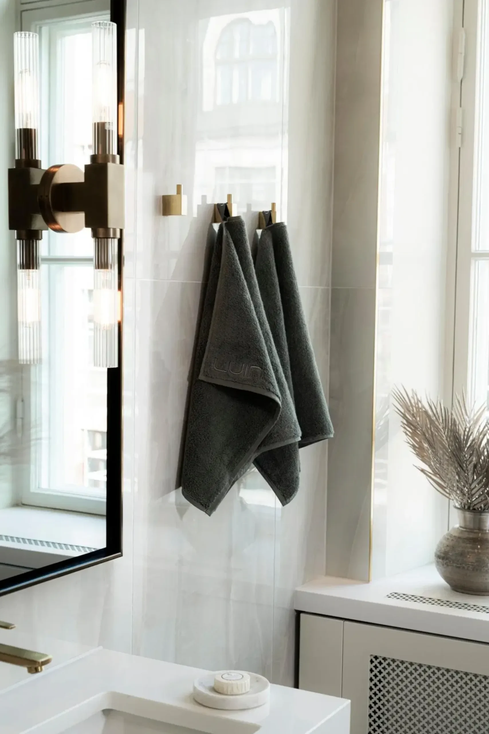 Luin Living Pyyhkeet<Your Home Your Spa käsipyyhe 50x80 cm granite