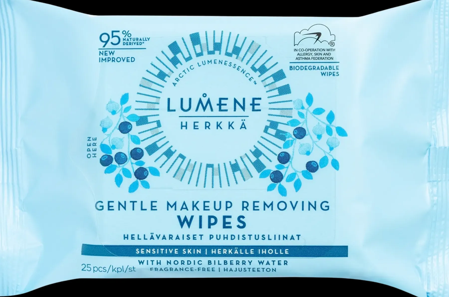 Lumene Hajusteettomat Ihonhoidon Tuotteet|Kasvojenhoito<HERKKÄ Hellävaraiset puhdistusliinat 25kpl