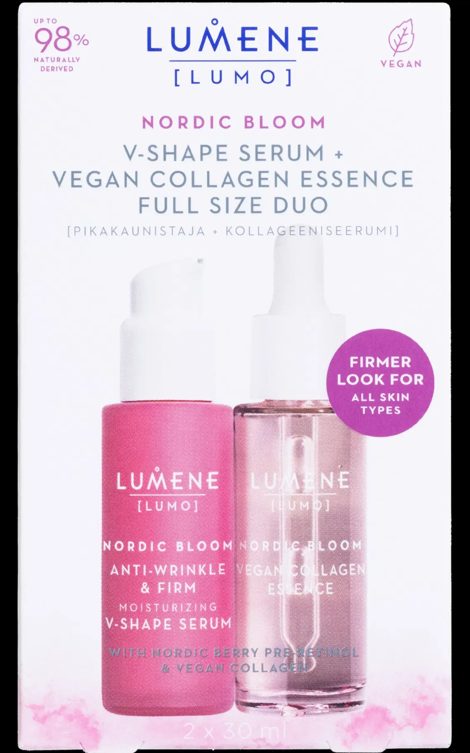 Clearance LUMO Pikakaunistaja + kollageeniseerumi tuplapakkaus Kasvojenhoito