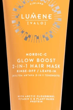 Lumene Hiustenhoito<VALO Kiiltoa antava 2-in-1 hiusten tehohoito 200 ml