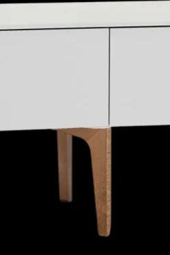 Lundia Hyllyt, Kaapit Ja Lipastot<Fuuga cashmere tv-taso, kaksiosainen, pähkinän sävyiset jalat