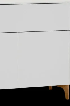 Discount Fuuga senkki, cashmere, kolmiosainen, pähkinän sävyiset jalat Hyllyt, Kaapit Ja Lipastot