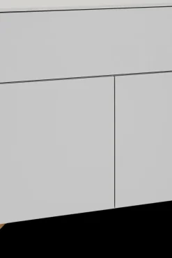 Online Fuuga -senkki, leveillä laatikolla ja pariovilla, cashmere, tammijalat Hyllyt, Kaapit Ja Lipastot