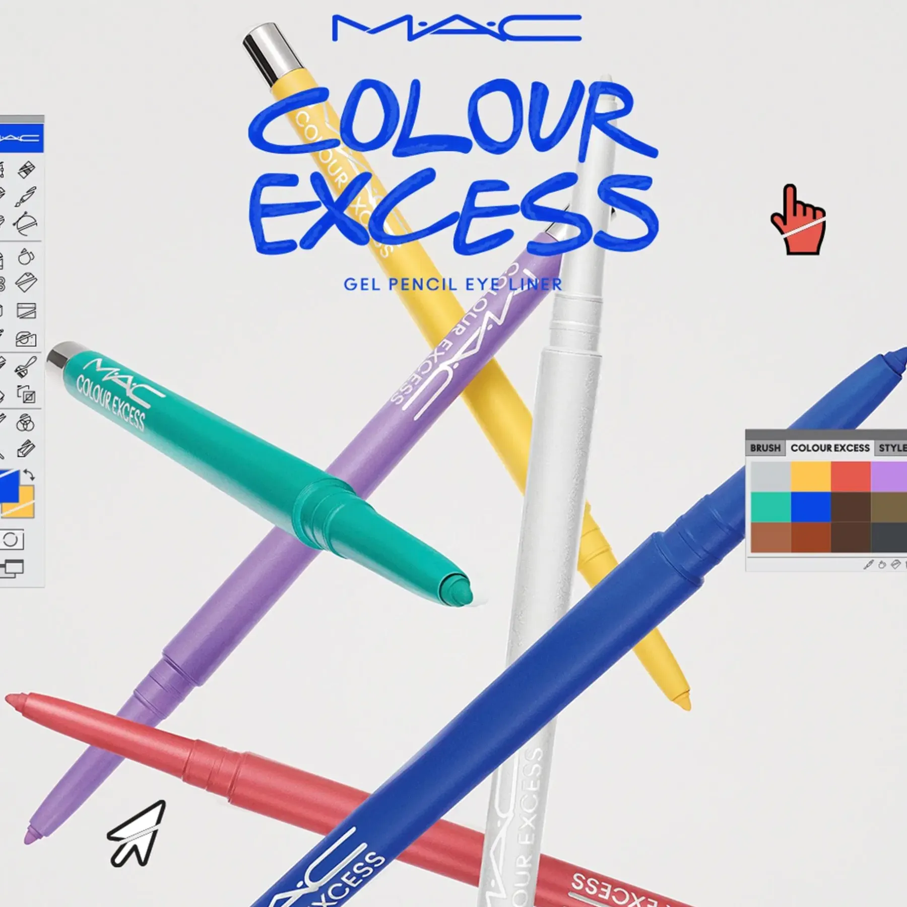 Sale MAC Colour Excess Gel Pencil Eye Liner silmänrajauskynä 0,35 g Silmämeikit