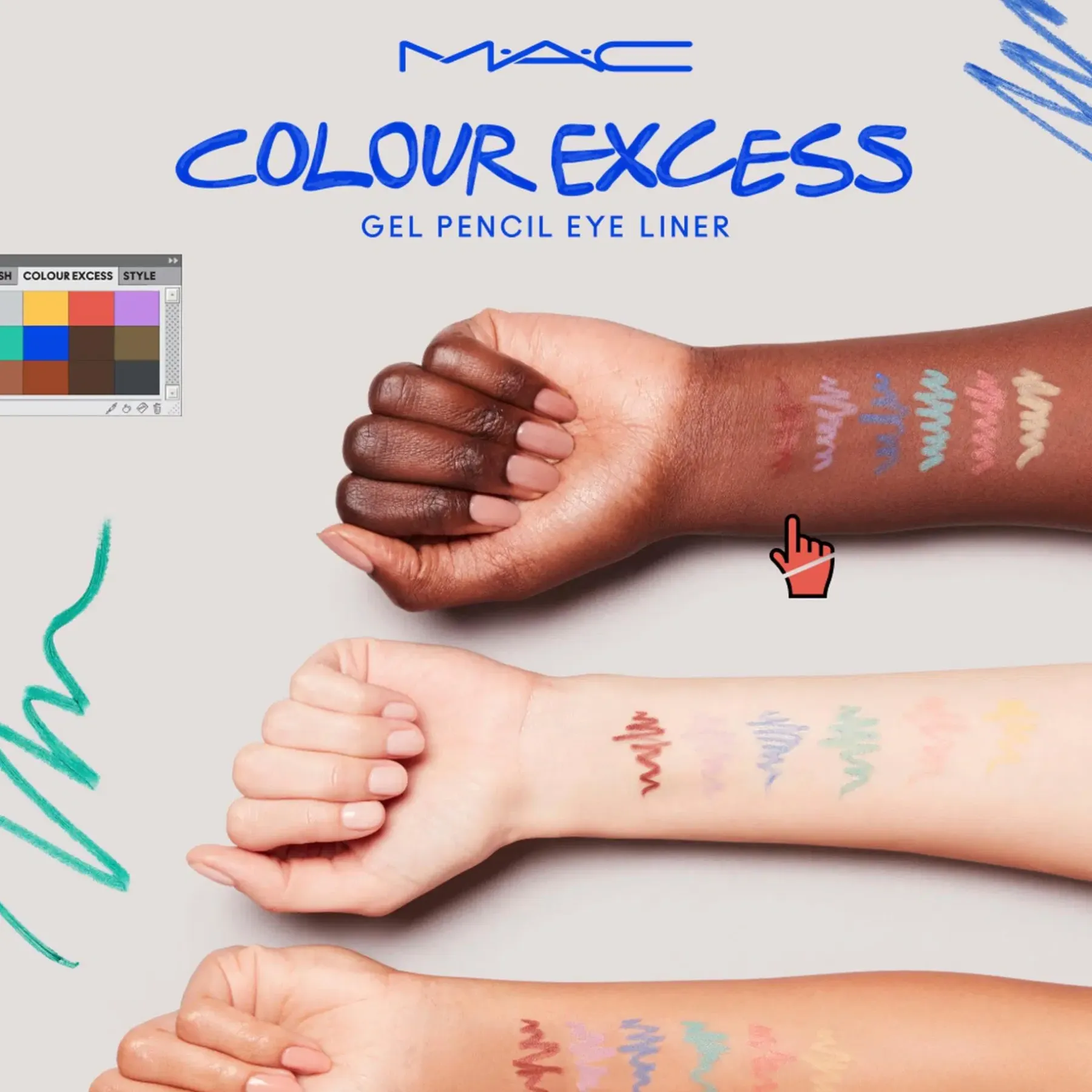 Sale MAC Colour Excess Gel Pencil Eye Liner silmänrajauskynä 0,35 g Silmämeikit