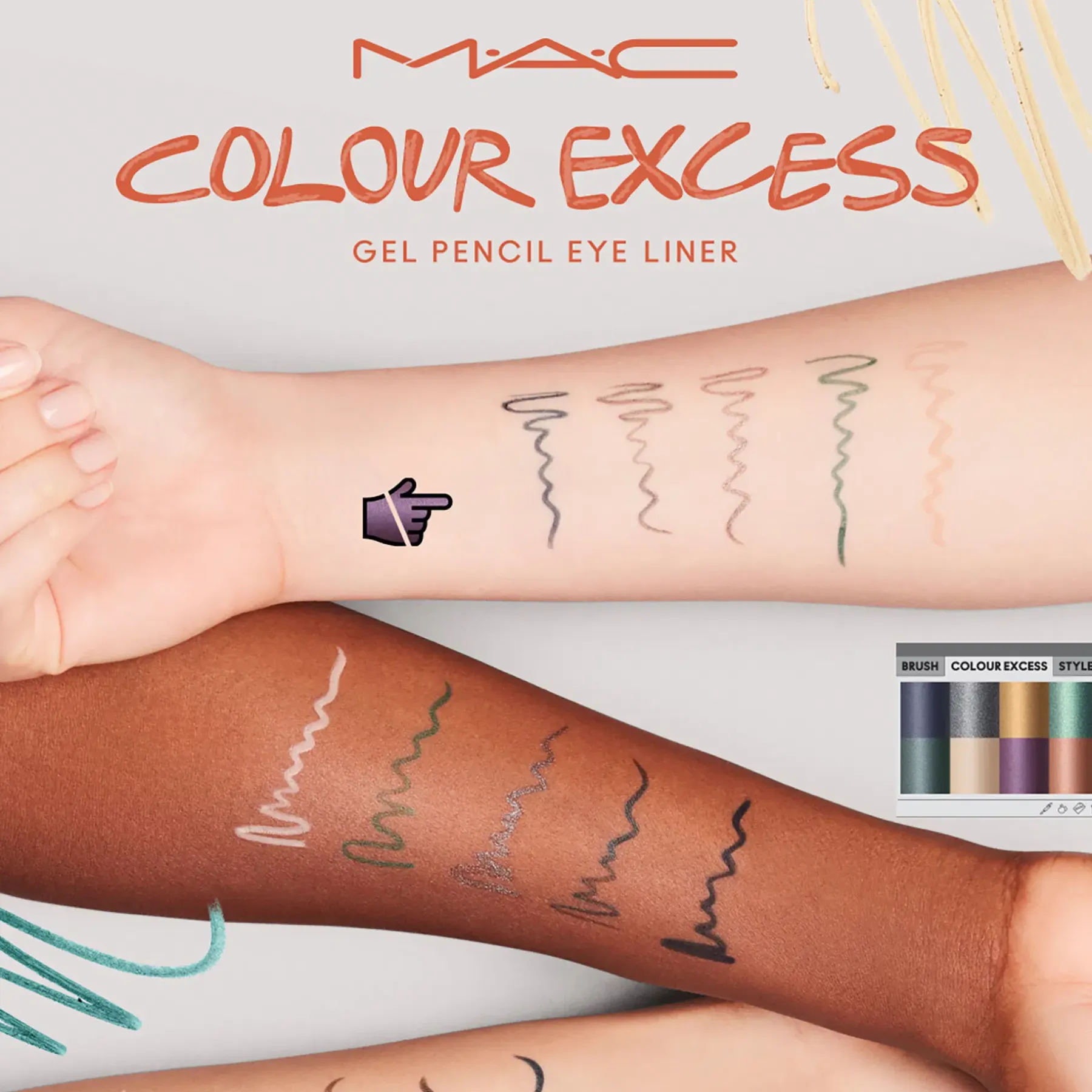 Sale MAC Colour Excess Gel Pencil Eye Liner silmänrajauskynä 0,35 g Silmämeikit