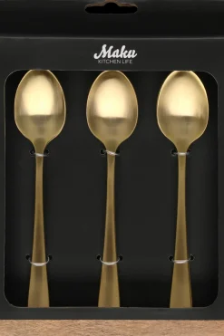 Maku Aterimet Ja Ottimet<6 kpl kahvilusikka 19,5x16x2,5 cm, samppanjakulta
