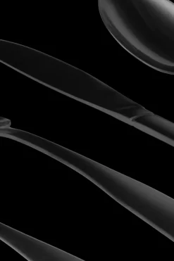 Online Basic Ruokailuvälineet mattamusta 16 kpl Aterimet Ja Ottimet